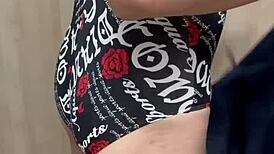 Japanese swim club girl in swimsuit gets anal trained with buttplug and spanking