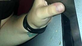 Thickdickbandit rams monster bbc through gloryhole for sloppy deepthroat cumshot