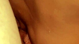 Watch as they lube the fuck doll's big shaved pussy and ass for double penetration toy fucking close-up