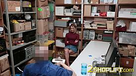 emma's bareback pounding by that horny officer feels so intense