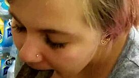 ever wonder what happens when she drops to knees for that monster bbc at work?