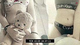 Watch This Cute Petite Tease Hump Skirt!