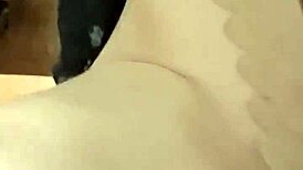 Elza kom struts in sexy nylons teasing her curves