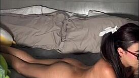 Mya the petite super skinny latina teen gets her tight pussy filled with bwc cum in casting