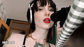 hey ever tried pegging asmr? lou nesbit pounds lia louise 😈🔥