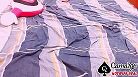 hotwife flaunts her fat ass teasing for a new lover while hubby watches