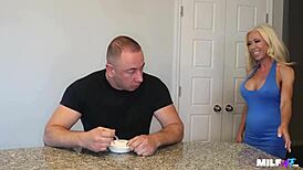 Banging Blonde Milf Mandy Monroe Deep Hardcore Blowjob Cumshot Big Fake Tits