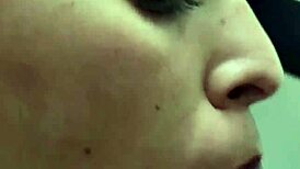 gostosa grabs black cock for rough bathroom doggystyle