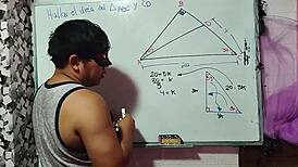 Nerdy Asian Student Calculates Hot Bedroom Math with Teacher Cock!