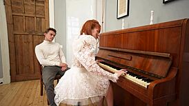 turns out my hot piano teacher prefers pounding my tight hole over lessons