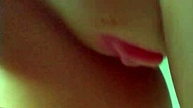 curvy latina fuck doll rubs tiny cock over her tight pink pussy homemade