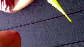 whoa i choked gagging on that fat latina bbw cock outside