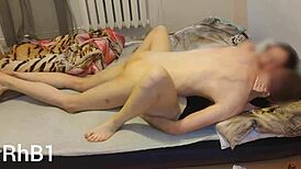 real redhead milf teen wife cums hard juicy in missionary with socks on