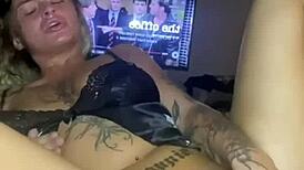 Goth slut craves filling her tight ass with cock