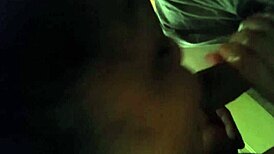 i'm drooling over this busty ebony's sloppy deepthroat bbc spit