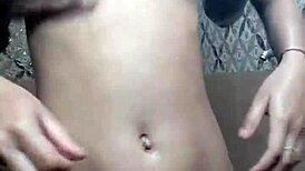 Hey step bro, I stripped you naked and bathed your big cock close-up desi style