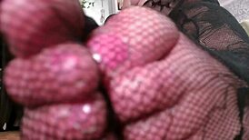 Mature Sexy Dawnskye1962 Poses as Giantess in Crotchless Pantyhose Custom