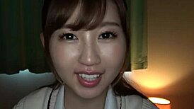 Uniform JK teases panty flashes then jerks off in extreme close-up handjob part 7