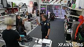 Sex-craving darling sneaks rough pounding frenzy right in the shop