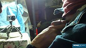 busty blonde granny deepthroats small cock craving hot cum load