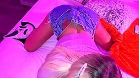 hot blonde meagan moore gets roughly fucked by ghostface with monster cock pov