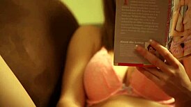 she dives into her first steamy lesbian experience with rough licking and orgasms