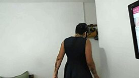 cock pulls from gaping ass to deep throat cum swallow