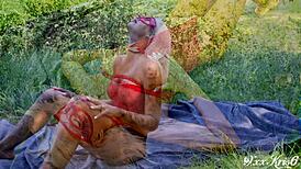 masked amateur deepthroats juicy pussy fucked public big tits cum