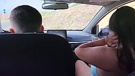 hey hot bbw wife savannah watson fucks uber driver with her huge tits bouncing