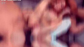 little chloe takes two monster cocks destroying her tight ass completely