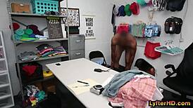 Jovan Jordan tells Jada Kai suck big black cop dick now