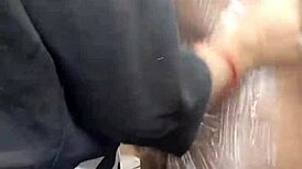 Hey step bro, I stripped you naked and bathed your big cock close-up desi style