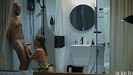 wanna shower together babe its way easier to clean that cum off your cute face after deepthroat blowjob