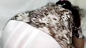 muslim maid takes big cock doggystyle anal bent over at work