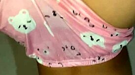 Sad Pajama-Clad 18yo Stepsis with Big Ass Gets Fucked Hard in Homemade Vid