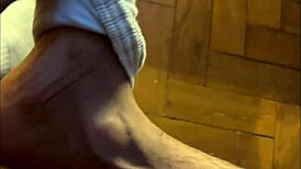 Ever wondered how a Brazilian stacks huge feet with monster cock?