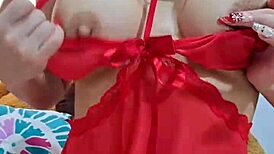 solo milf rubs juicy cunt clit till massive orgasm waves hit