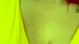 blackmailed brazilian redhead slut deepthroats cock or boyfriend sees video