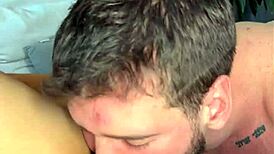 Mila Hot Takes Bareback Pounding and Gulps Milk as Hubby Watches