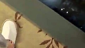 he bends his vietnamese wife over for intense doggy pounding.