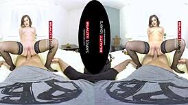 young tattooed german chubby rides pov cock with glasses 😍🔥