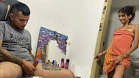 Hermanastra's Petite Horny Body Helps Satisfy My Urges In Full Story