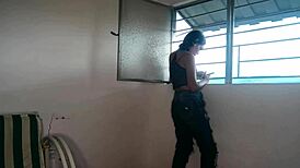 damn stepsis loves riding my huge dick till her tight pussy gapes 😩🍆💦