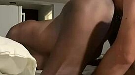 brown doll spreads juicy tight pussy lips for best licking ever