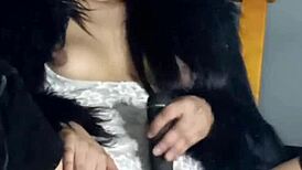 Blue Reveals Big Wet Pussy Surprise Close-Up