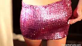 hey samantha saint finger your wet pussy and tits for me now