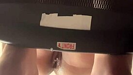 Oops premature creampies drip from homemade mature couples fucking 😲💦