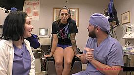 stefania mafra tests orgasms with toys in latex nurse fetish