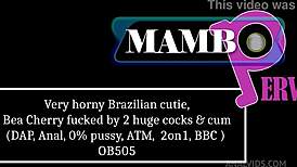 wanna see this horny brazilian cutie stretched by two huge cocks in dap anal?