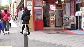 Japanese college girl g cup huge natural tits fucked raw in bed.